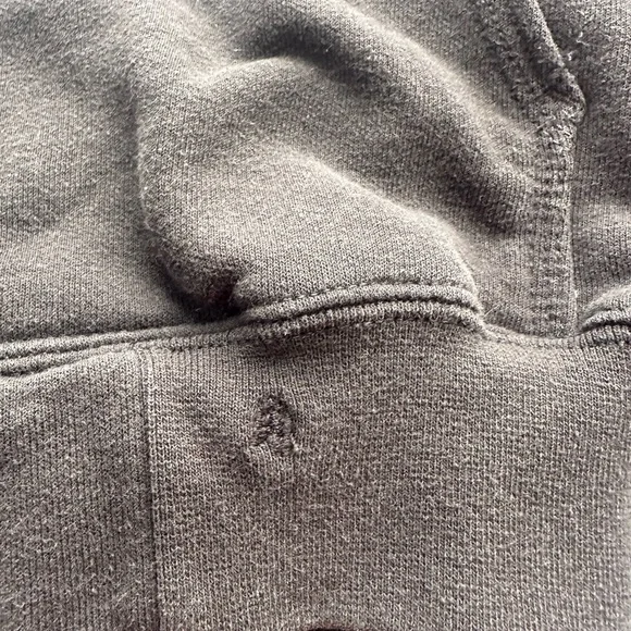 Carhartt Original Fit Zip Up Hoodie Gray Black Sweatshirt Small - Picture 6 of 6